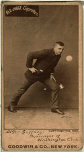 John Gaffney, Washington Statesmen, baseball card portrait LCCN2007686950