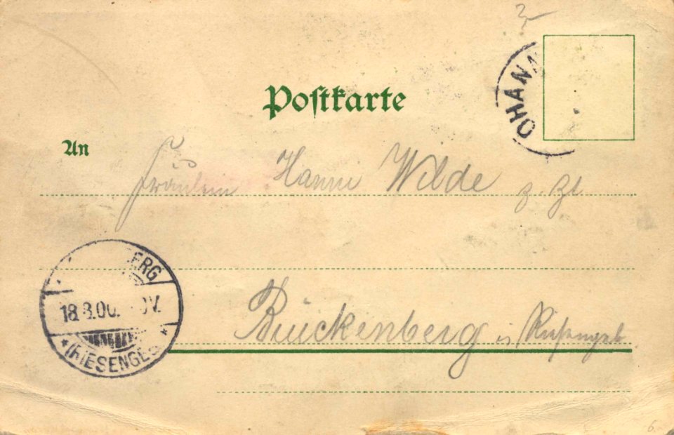 Johannisbad (CZ), Tschechien - Stadtansicht (back) (Zeno Ansichtskarten)