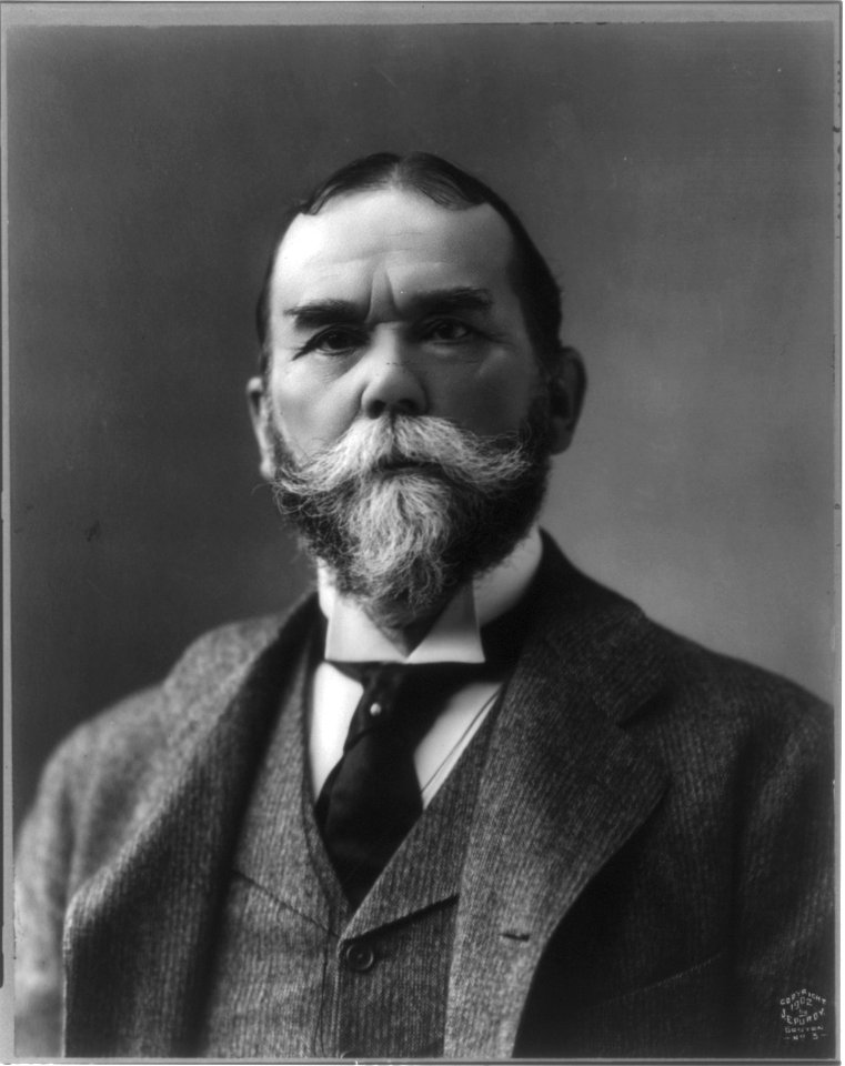 John Hay, 1838-1905, head and shoulders portrait, facing slightly left. Secretary of State LCCN2005689081