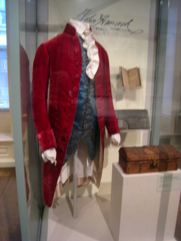 John Hancock's coat, circa 1780 - Old State House Museum, Boston, MA - IMG 6668