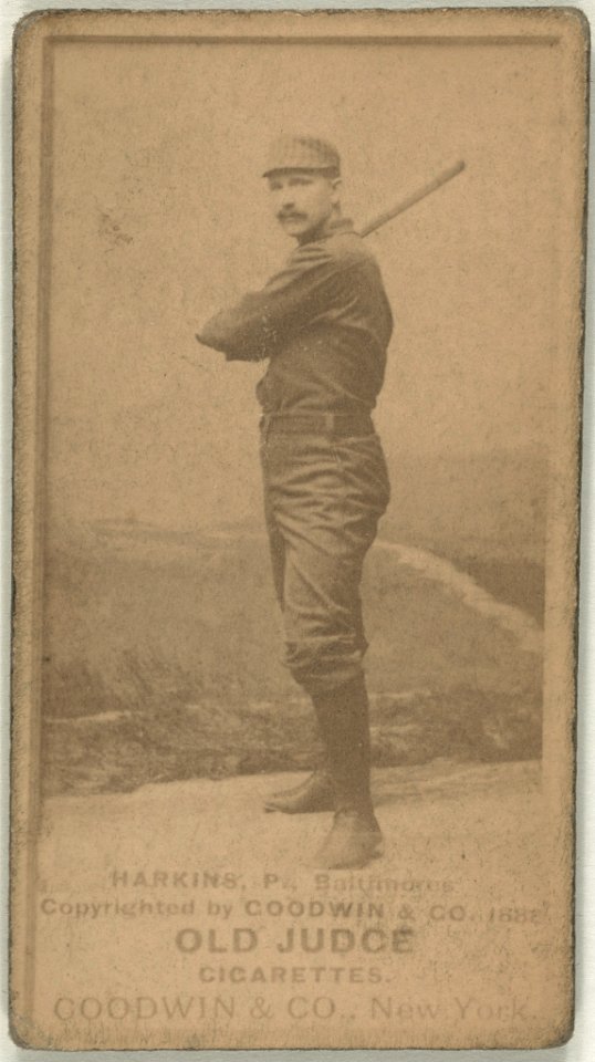 John Harkins, Baltimore Orioles, baseball card portrait LCCN2007686971