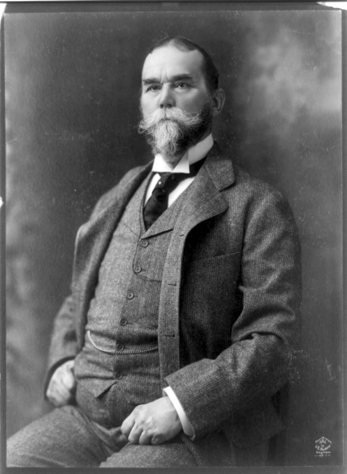 John Hay, three-quarter length portrait, seated, facing left LCCN89709889