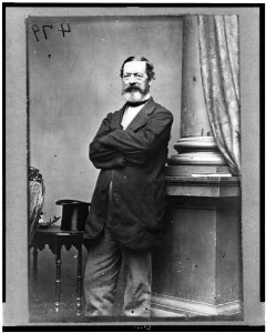 John Hazelhurst Boneval Latrobe, three-quarter length portrait, standing, facing slightly left LCCN95502487