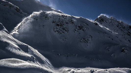Nature winter alpine