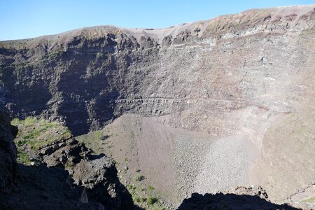 Italy mountain crater photo