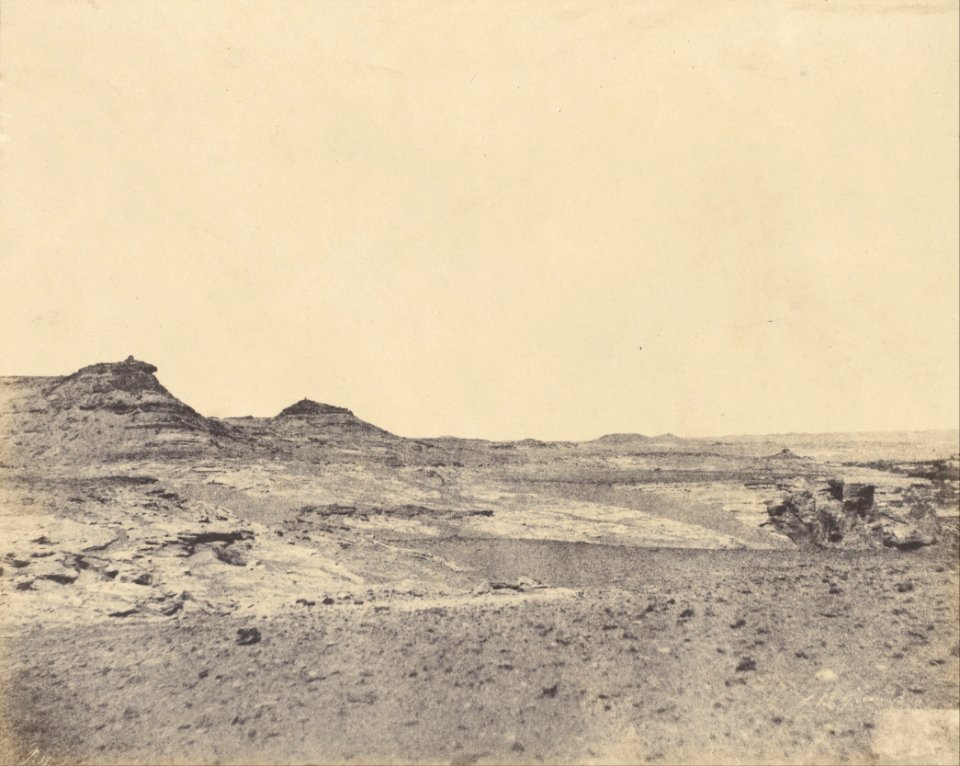 John Beasly Greene (American, born France - (Etude de terrain près de Gebel Abousir, 2de cataracte) - Google Art Project