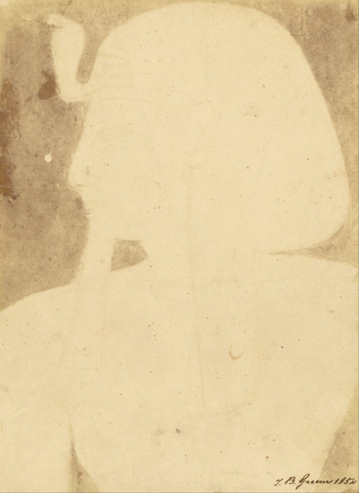 John Beasly Greene (American, born France - (Hieroglyphic Head Facing Left) - Google Art Project