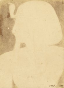 John Beasly Greene (American, born France - (Hieroglyphic Head Facing Left) - Google Art Project
