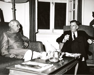 John Kenneth Galbraith and Jawaharlal Nehru