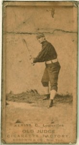 John Kerins, Louisville Colonels, baseball card portrait LCCN2008675103 photo