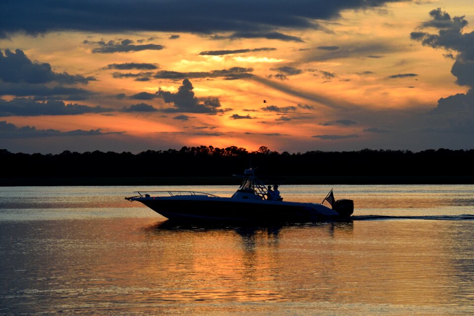 Sky river water photo