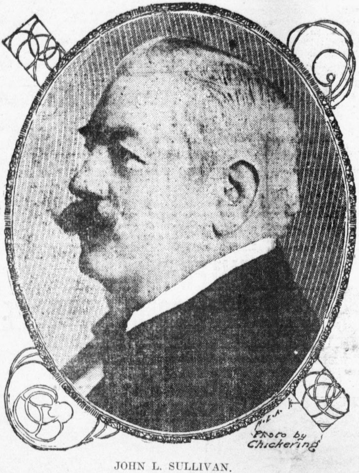 John L. Sullivan in a suit