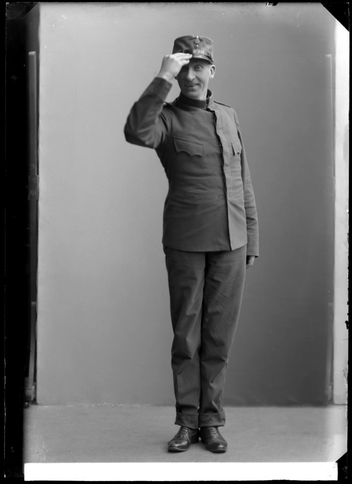 John Liander in Nr 30 Gustafsson at Södra teatern 1908 - SMV - NL026
