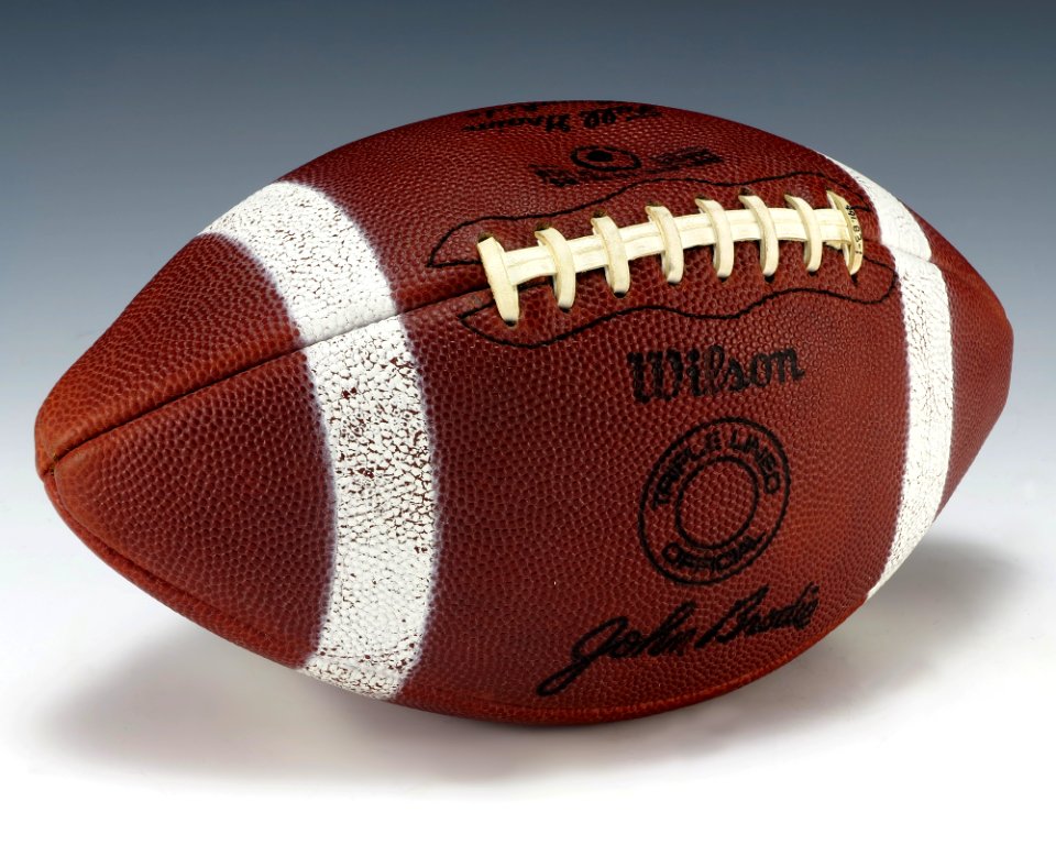 John Brodie signature football (1991.83.1)