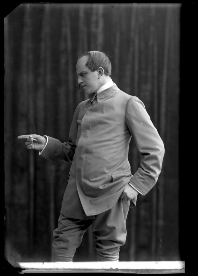John Lindlöf in Bankrutt at Vasateatern 1906 - SMV - GL086