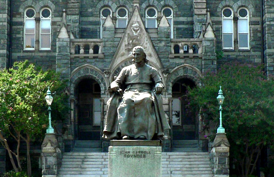 John Carroll statue