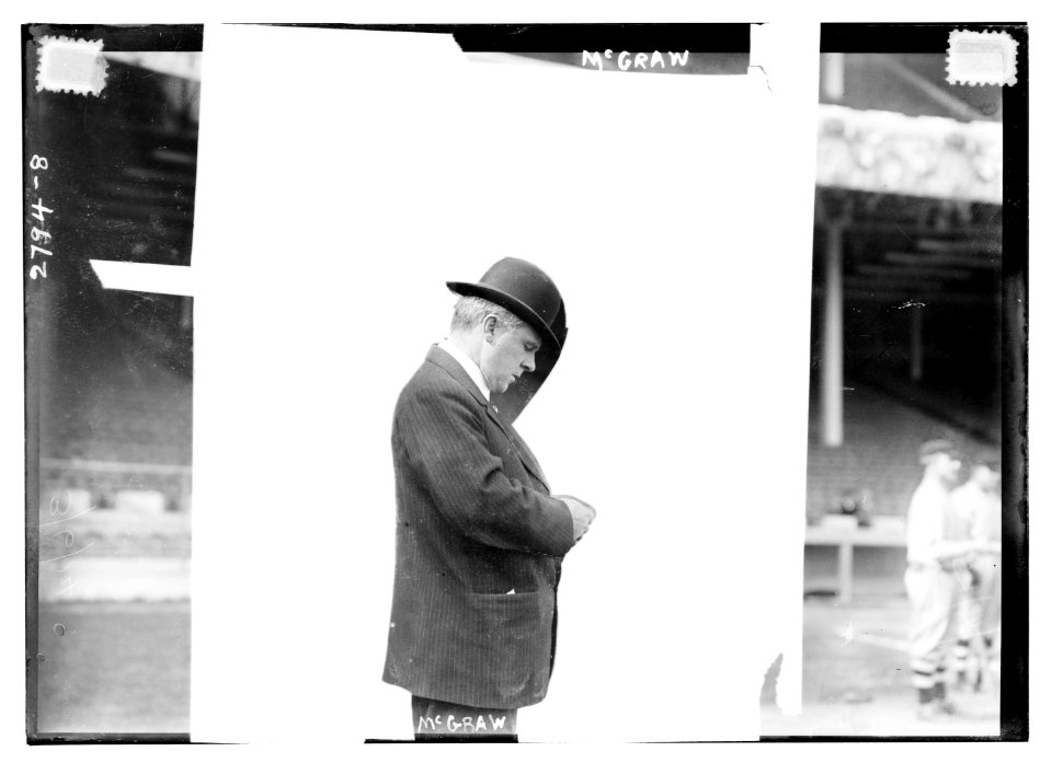 John McGraw, manager of the New York Giants at the Polo Grounds, New York (baseball) LCCN2014693877