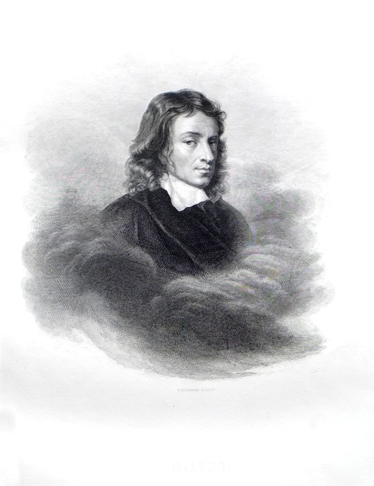 John Milton gravure par Sixdeniers 1863