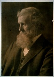John Muir, half-length portrait, facing left LCCN2002719850