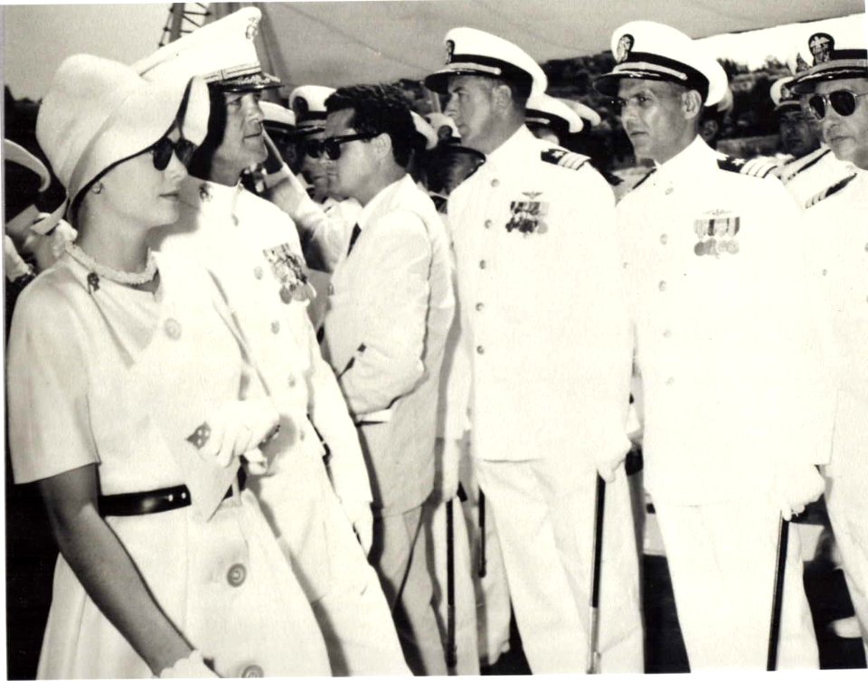 John N. McLaughlin escorting Princess Grace of Monaco