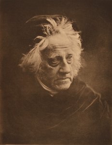 John Herschel, by Jula Margaret Cameron, Getty Museum photo