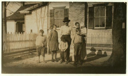 John Paulk and family. One of the most prosperous farmers in the district. See report of Lewis W. Hine on Georgia, March, 1915. LOC nclc.00244
