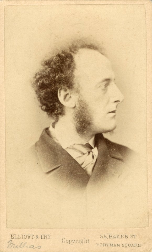 John Everrett Millais by Elliott & Fry photo