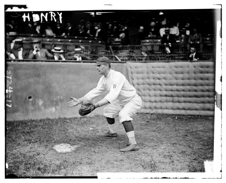 John P. Henry, Washington AL, at Griffith Stadium, Washington (baseball) LCCN2014693254