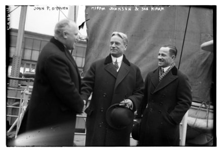 John P. O'Brien, Hiram Johnson & son Hiram LCCN2014715774