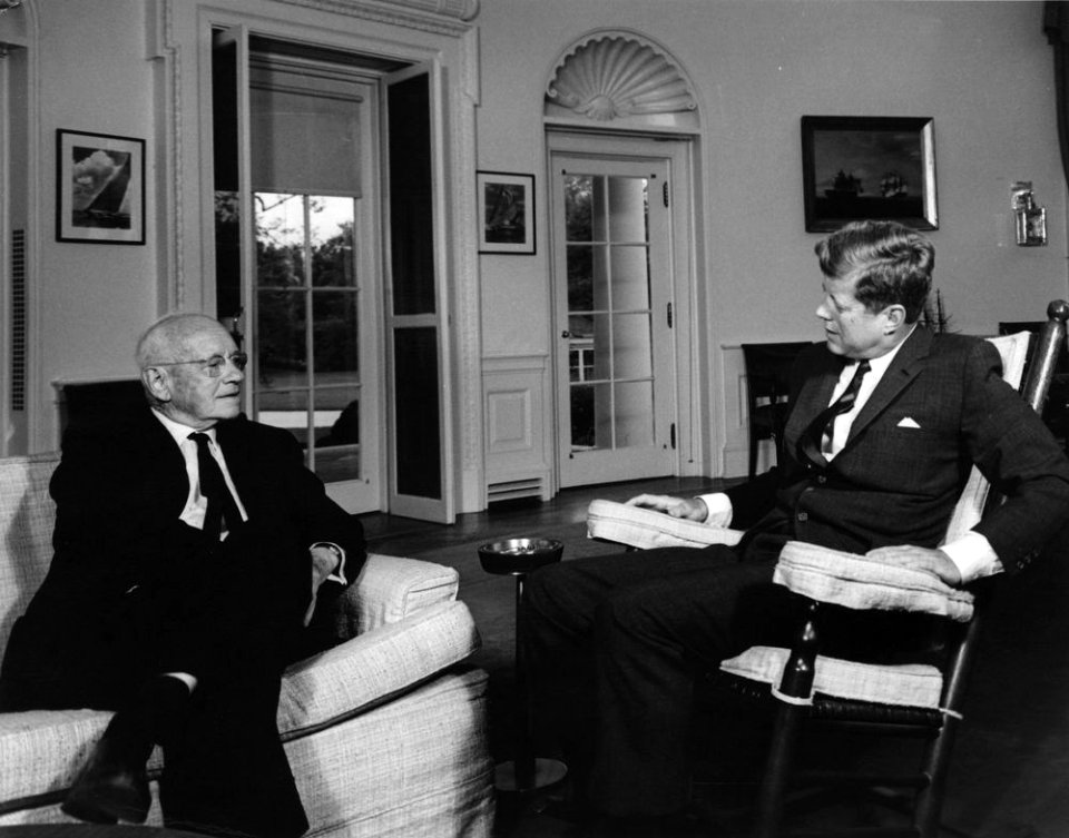 John F. Kennedy and Alf Landon