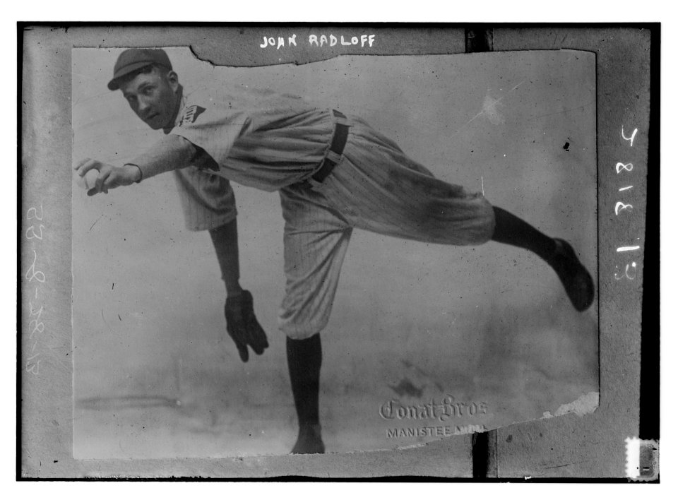 John Radloff of Manistee, Michigan, minor league team of the Michigan State League (baseball) LCCN2014694138
