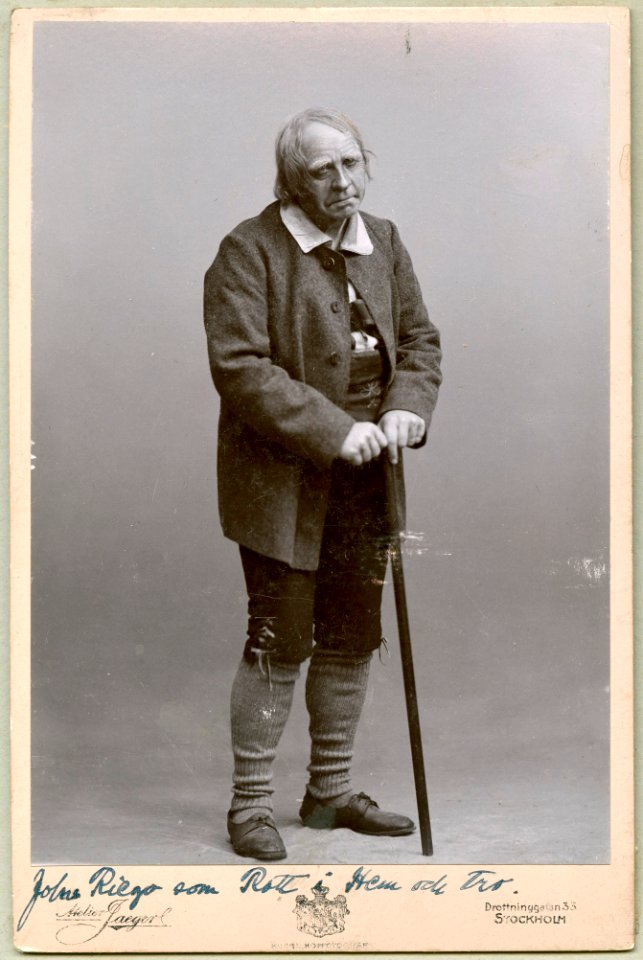 John Riégo, rollporträtt - SMV - H7 043