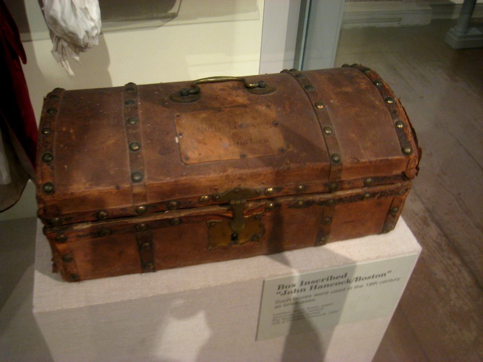 John Hancock's box - Old State House Museum, Boston, MA - IMG 6669