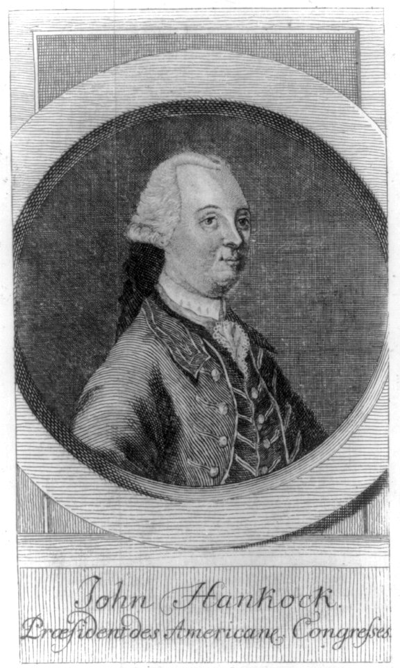 John Hankock - praesident des Americane congresses LCCN2003675599