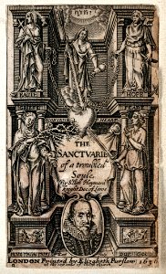 John Hayward, The sanctuarie of a troubled soule, 1636, engraved by T. Cecill, after W. Hole
