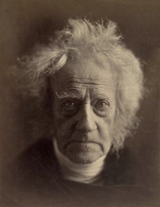 John Herschel by Jula Margaret Cameron, Abril 1867 photo