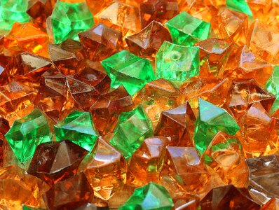 Colorful body crystal decoration