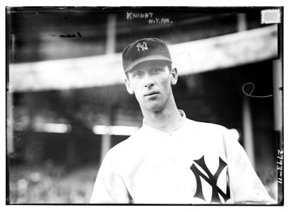 John W. Knight, New York AL, at Polo Grounds, NY (baseball) LCCN2014693866
