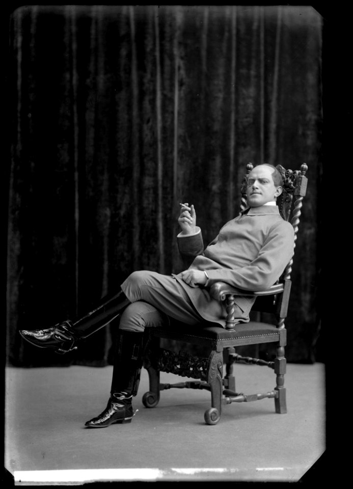 John Lindlöf in Bankrutt at Vasateatern 1906 - SMV - GL085