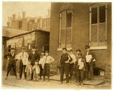 Johnnie Burns and his Basement Branch (See photo 1461). Also photo of his boy whom he says is 'ungovernable.' Burns says the 4 year old twins will be selling soon. 3518 Evans Avenue. LOC nclc.03542