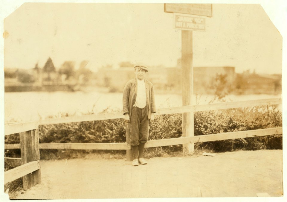 Johnnie Ostafan, 5 Boylston Street, Easthampton, Mass. Been doffing nearly a year in West Boylston cotton mills and may be under legal age. LOC nclc.02628