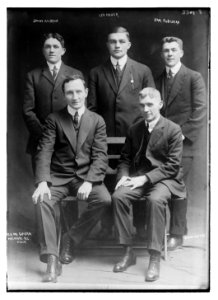 Johnny Kilbane, Leo Houck, Sam Robideau, (J)ack McGuigan, Johnny Loftus, National A.C. Phila. LCCN2014698087