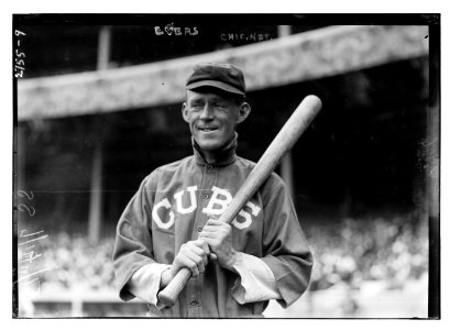 Johnny Evers, Chicago NL, at Polo Grounds, NY (baseball) LCCN2014693537