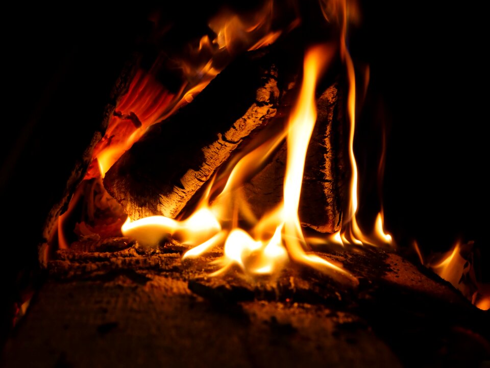 Hot joy fire campfire