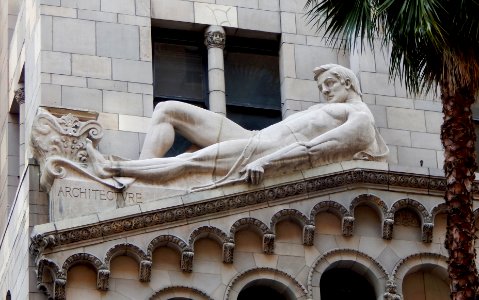 Johnson burt fine arts building facade architecture 1