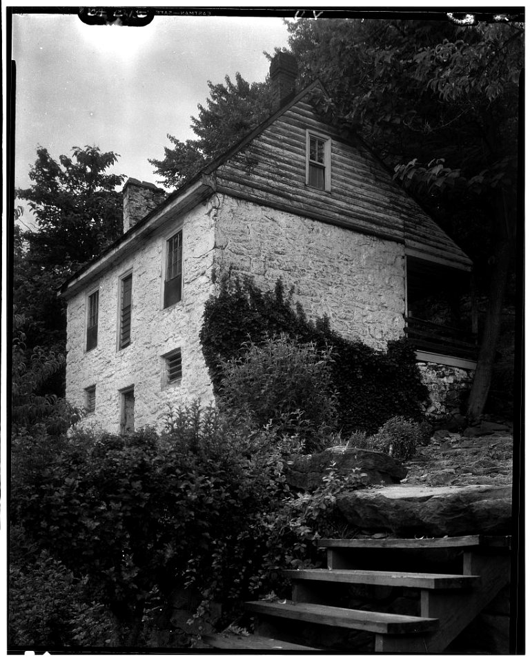 Johnston's Mill House Albemarle County Virginia by Frances Benjamin Johnston