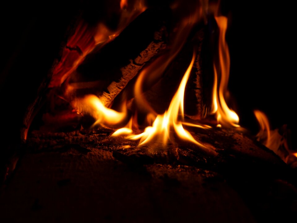 Hot joy fire campfire