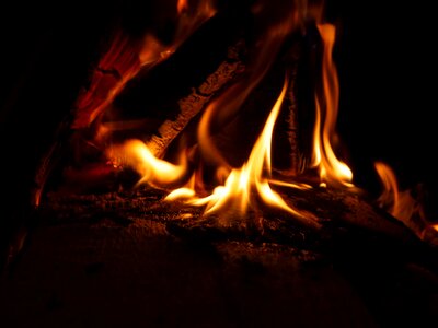 Hot joy fire campfire photo
