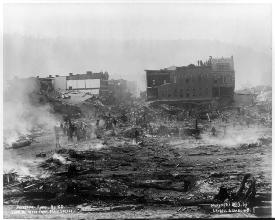 Johnstown Flood, 1889- Looking W. from Main St. -20 LCCN2005683589