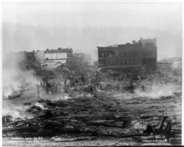 Johnstown Flood, 1889- Looking W. from Main St. -20 LCCN2005683589